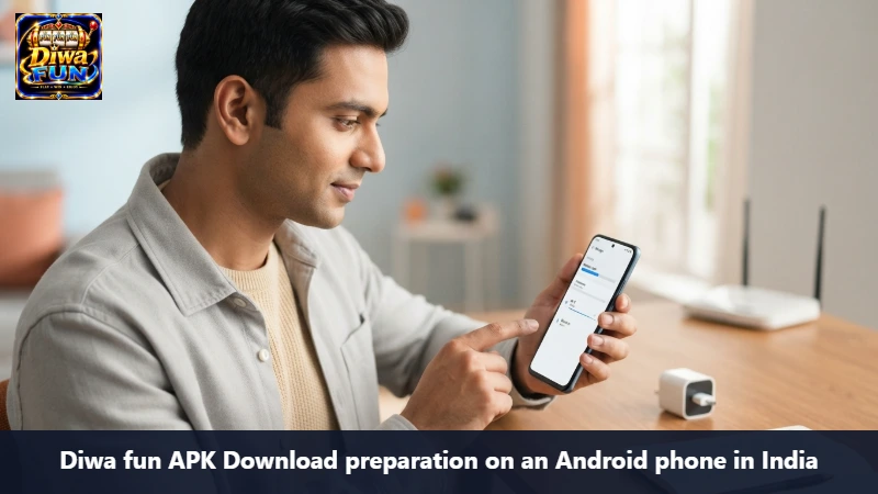Diwa Fun player reading an on-screen offer