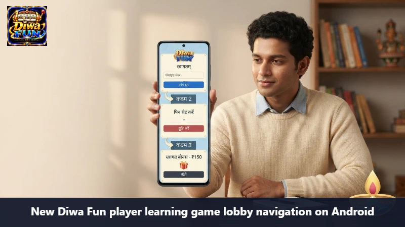 Diwa Fun player returning to a signed-in lobby